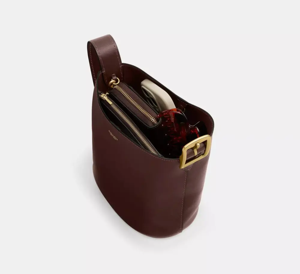 Túi Coach Bleecker Bucket Bag 21 'Maple' CCX07-B4MPL - Ảnh 7