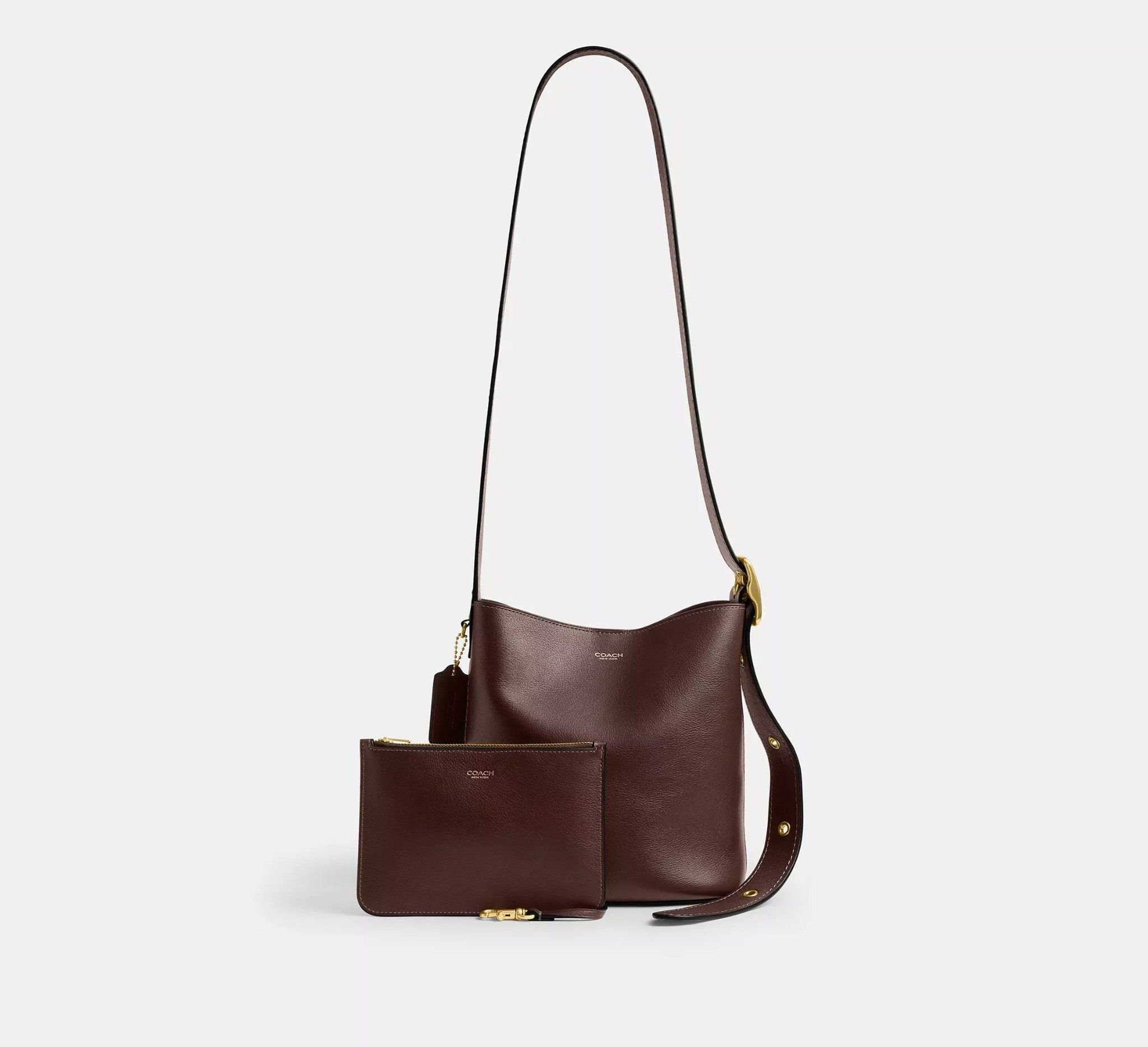 Túi Coach Bleecker Bucket Bag 21 'Maple' CCX07-B4MPL - Ảnh 4