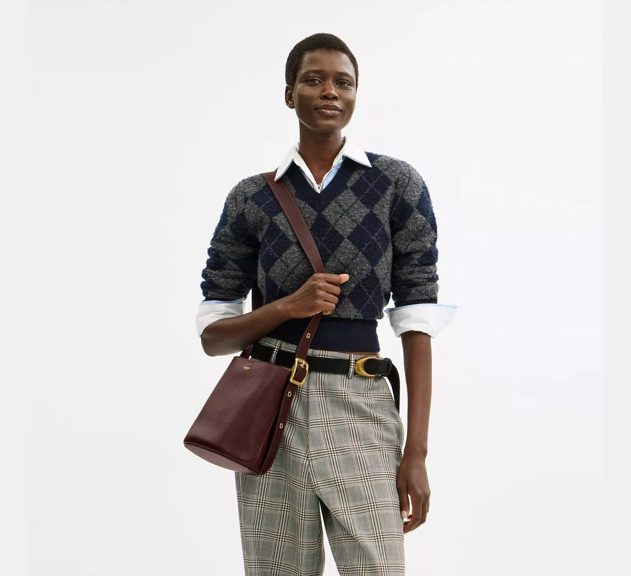 Alternative view of Túi Coach Bleecker Bucket Bag 21 'Maple' CCX07-B4MPL