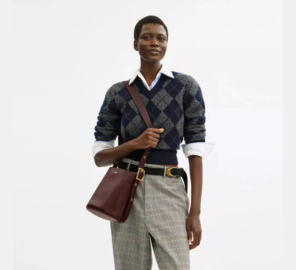 Alternative view of Túi Coach Bleecker Bucket Bag 21 'Maple' CCX07-B4MPL