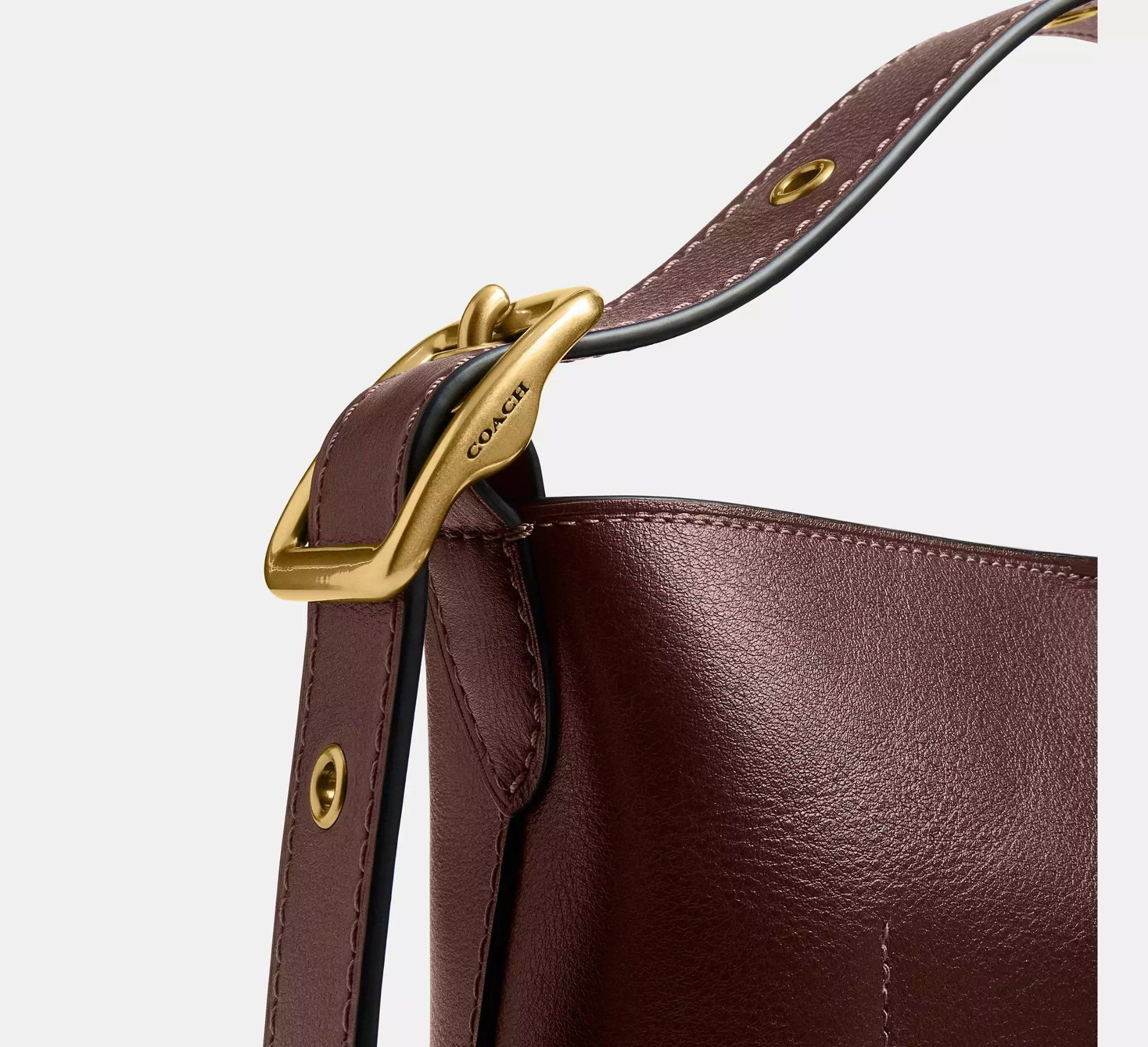 Túi Coach Bleecker Bucket Bag 21 'Maple' CCX07-B4MPL - Ảnh 9