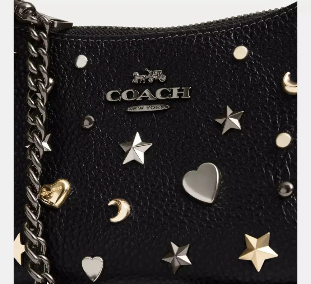 Túi Coach Teri Mini Crossbody Bag 'Black' CCE44-QBM2 - Ảnh 8
