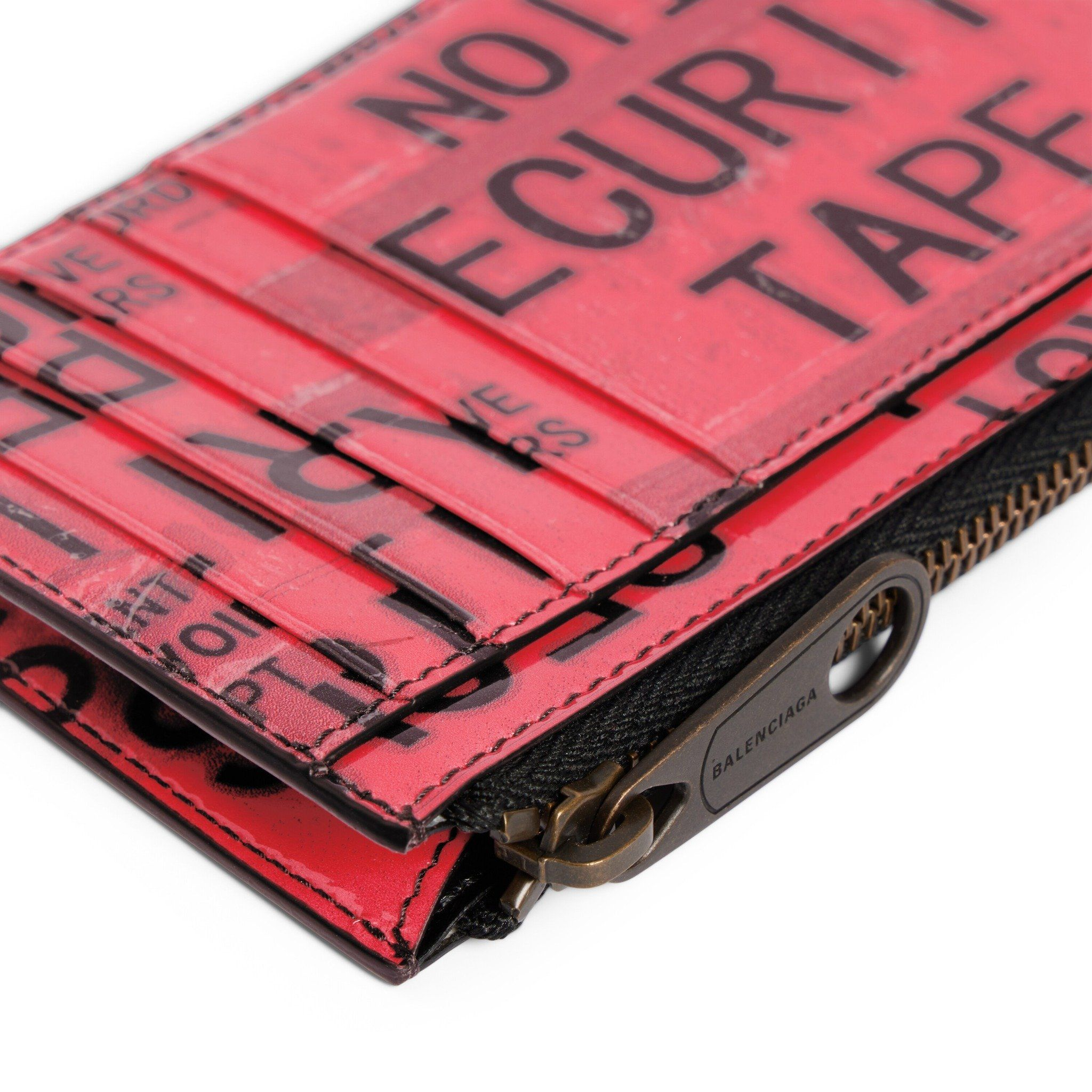 Ví Balenciaga Tape Type Long Coin 'Red' 8354732ABY81065 - Ảnh 4