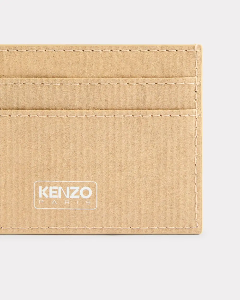 Alternative view of Ví Kenzo Paper Card Holder 'Dark Beige' FF62PM100L06-13