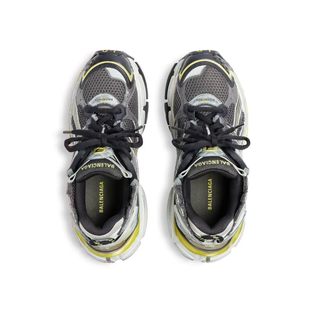 Giày Balenciaga Runner Trainers 'Grey Yellow' 772774W3RMU1279 - Ảnh 8