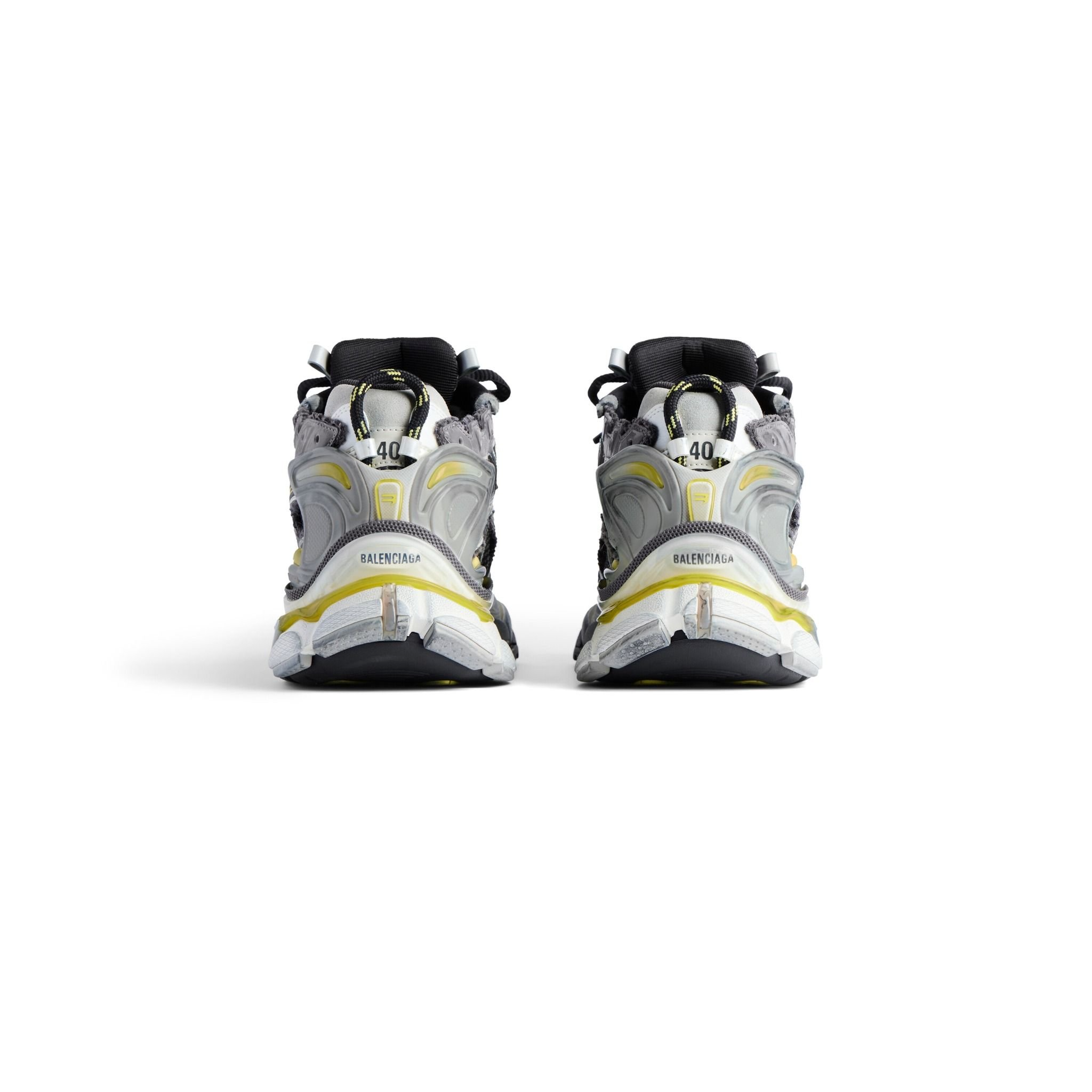 Giày Balenciaga Runner Trainers 'Grey Yellow' 772774W3RMU1279 - Ảnh 7