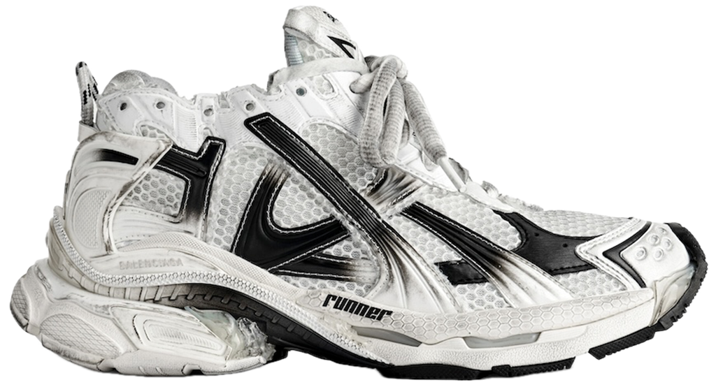 Giày Balenciaga Runner Gradient Trainers 'White Black' 772774WRUNG9010