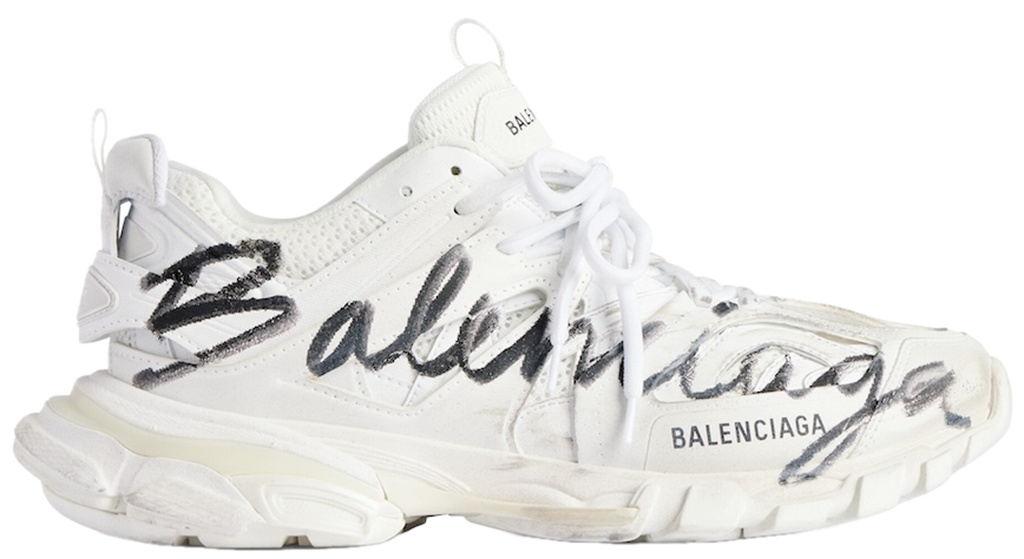 Giày Balenciaga Track Signature Sneaker 'White' 542023WTRHW9010