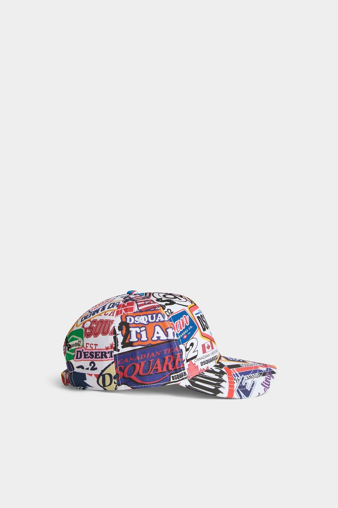 Mũ Dsquared2 Logomania Baseball Cap 'Multicolor' BCM077505C07289 - Ảnh 4