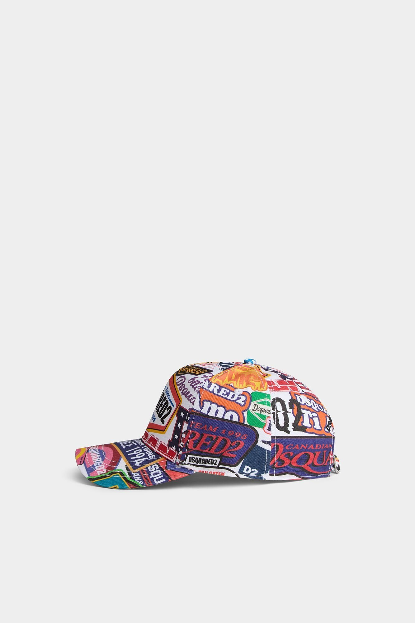 Mũ Dsquared2 Logomania Baseball Cap 'Multicolor' BCM077505C07289 - Ảnh 3