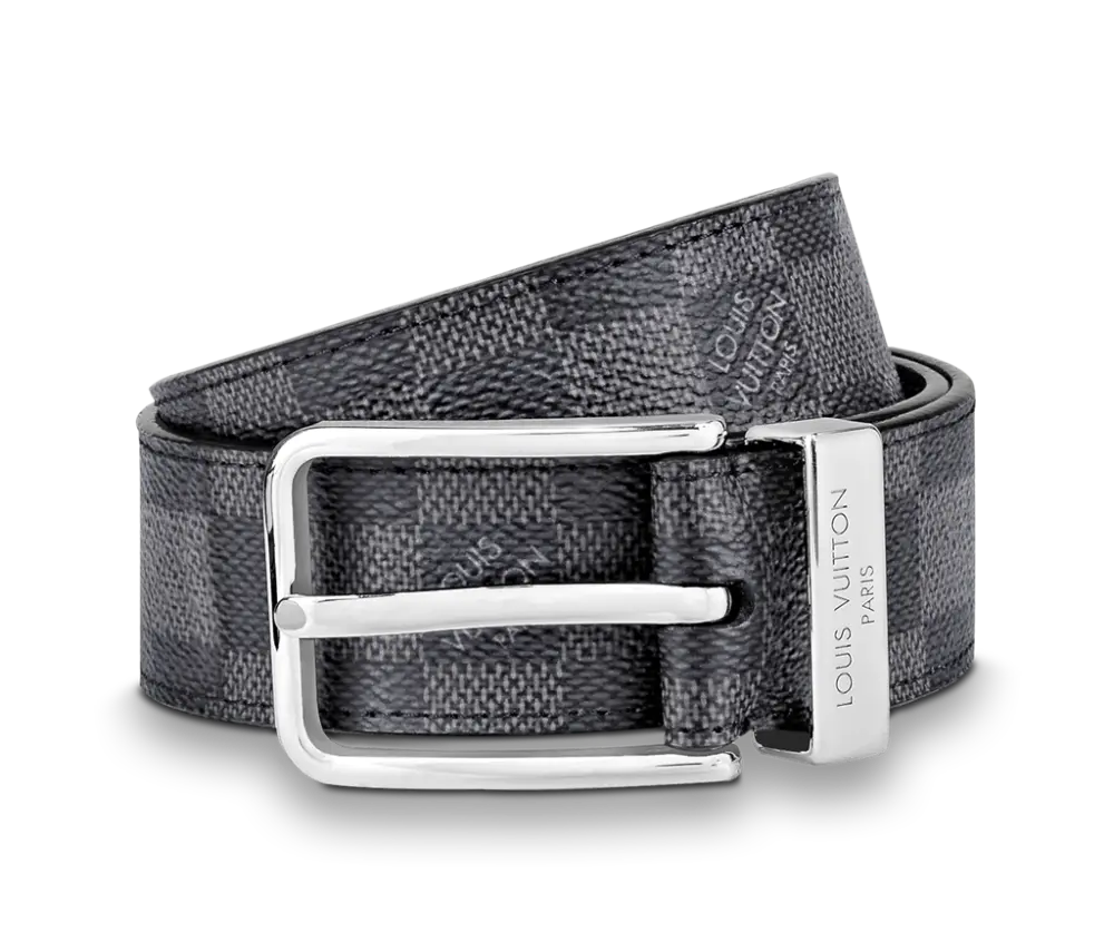 Alternative view of Thắt Lưng Louis Vuitton Pont Neuf 35MM Belt 'Graphite' M8200S