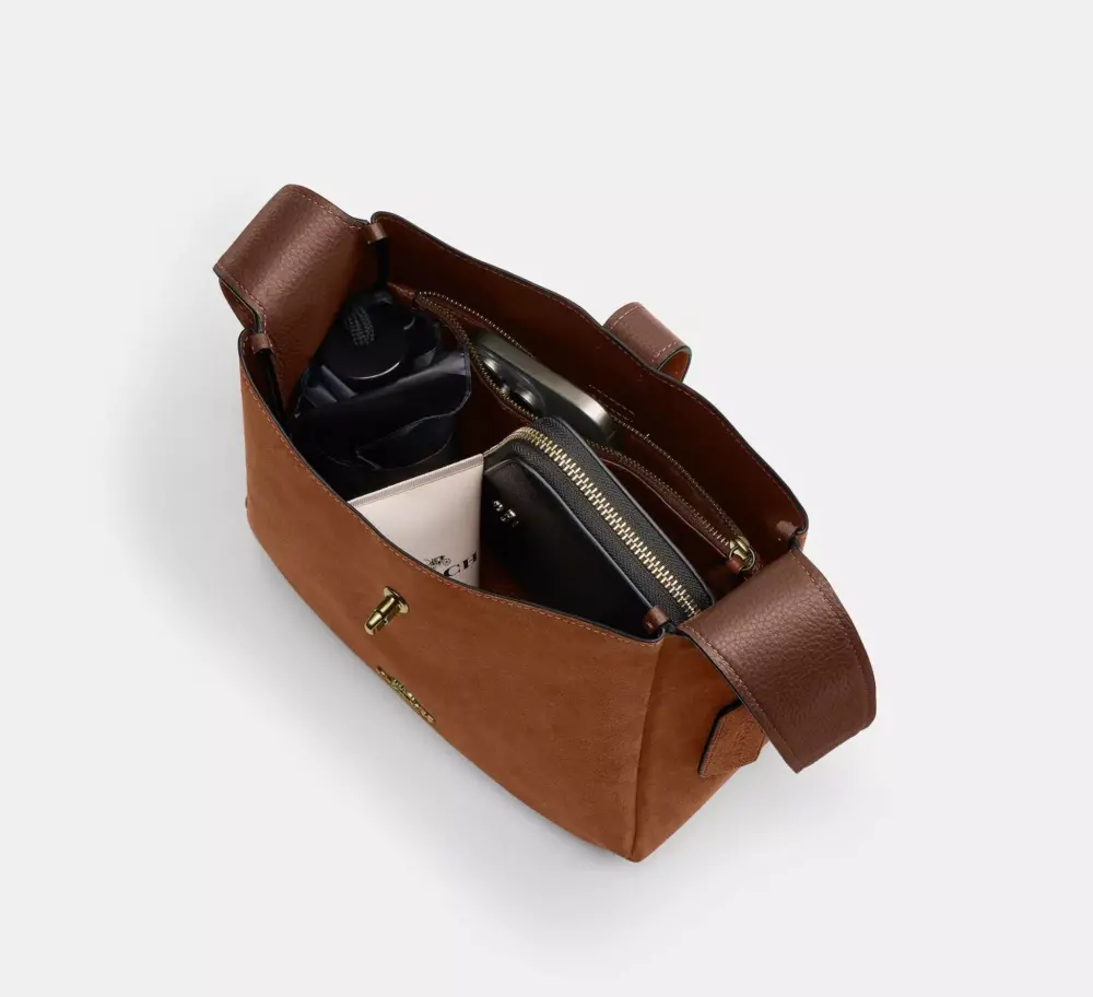 Túi Coach Hadley Convertible Crossbody Bag 'Brown' CCG43-IMXAF - Ảnh 7