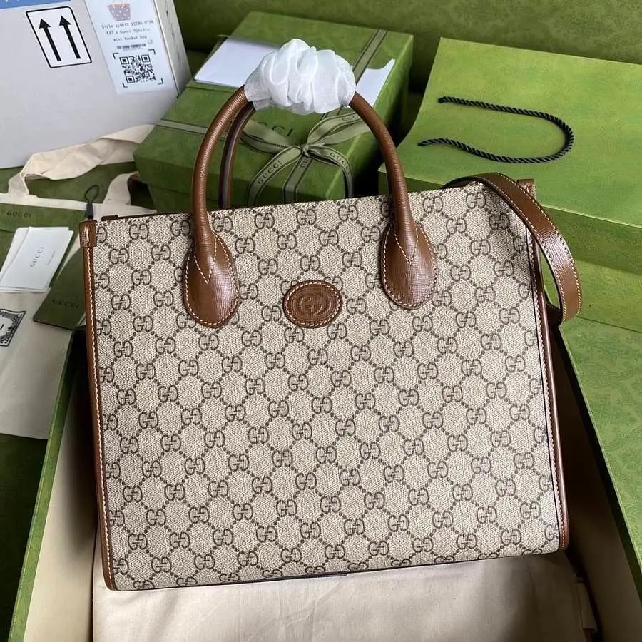 Túi Gucci GG Small Tote Bag 'Beige' 659983-92TCG-8563 - Ảnh 4