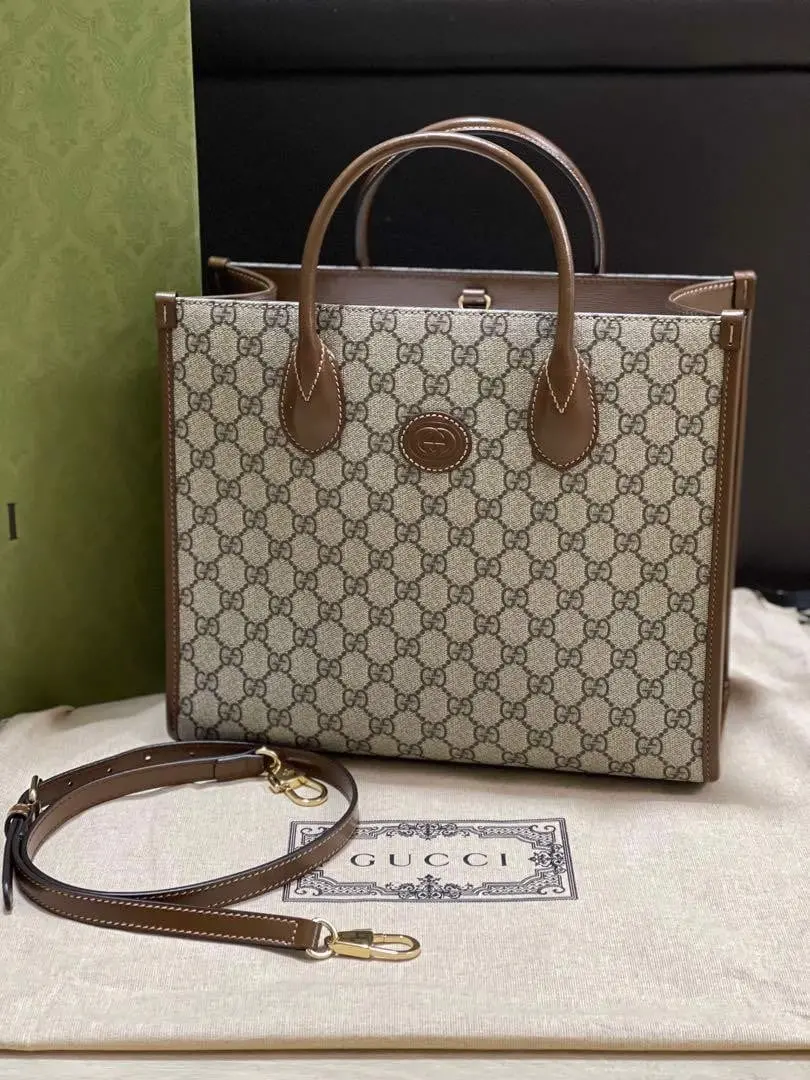 Túi Gucci GG Small Tote Bag 'Beige' 659983-92TCG-8563 - Ảnh 7