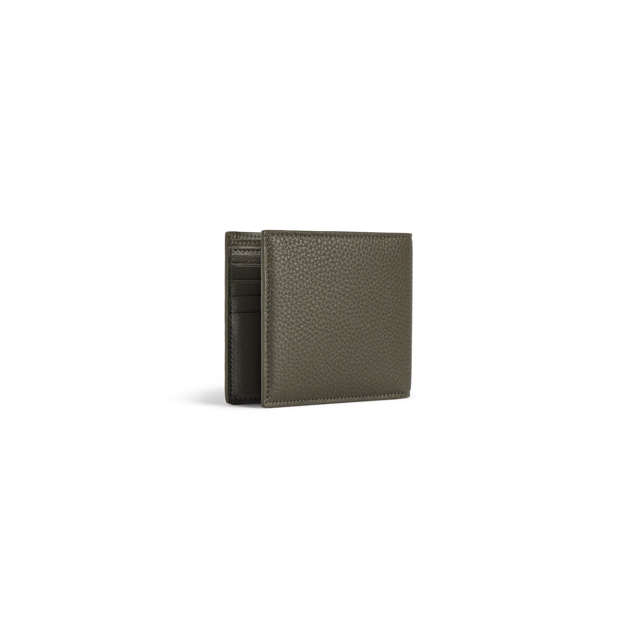 Alternative view of Ví Balenciaga Credit Square Folded Wallet 'Khaki' 8066422ABV03503