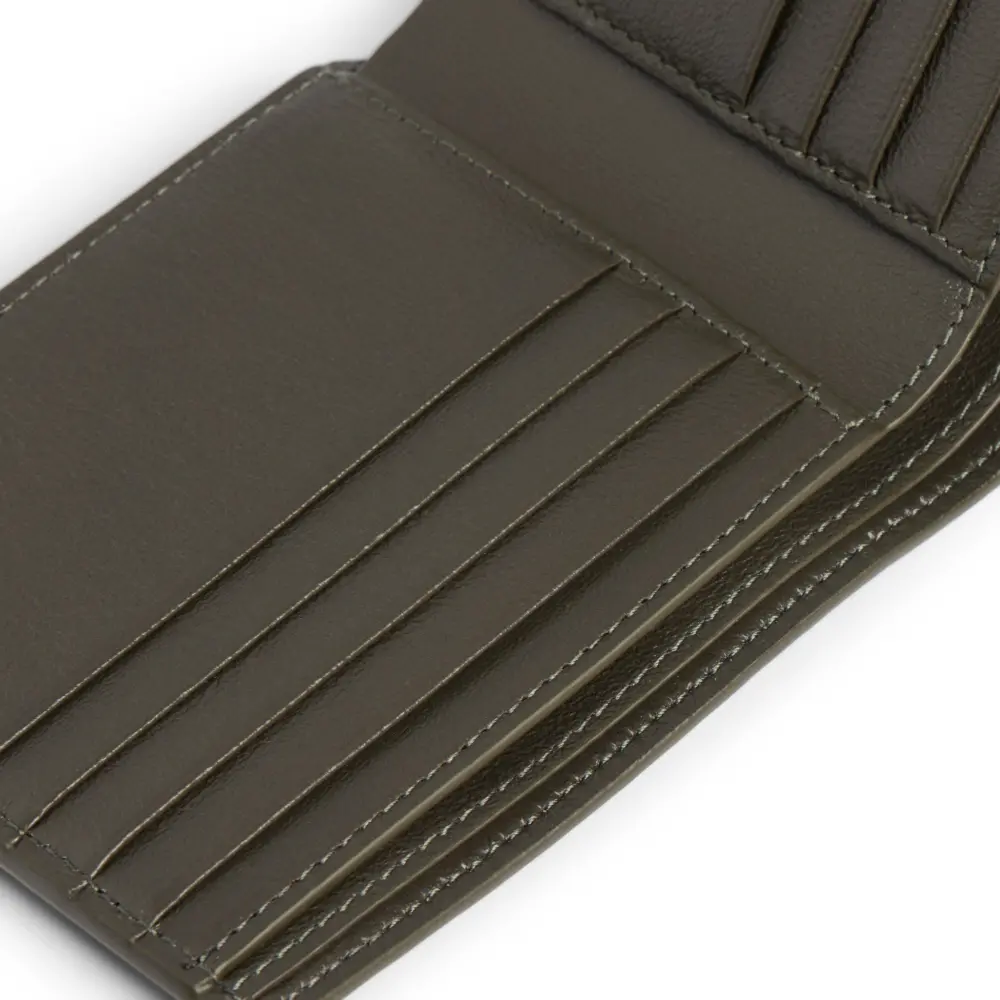 Ví Balenciaga Credit Square Folded Wallet 'Khaki' 8066422ABV03503 - Ảnh 4