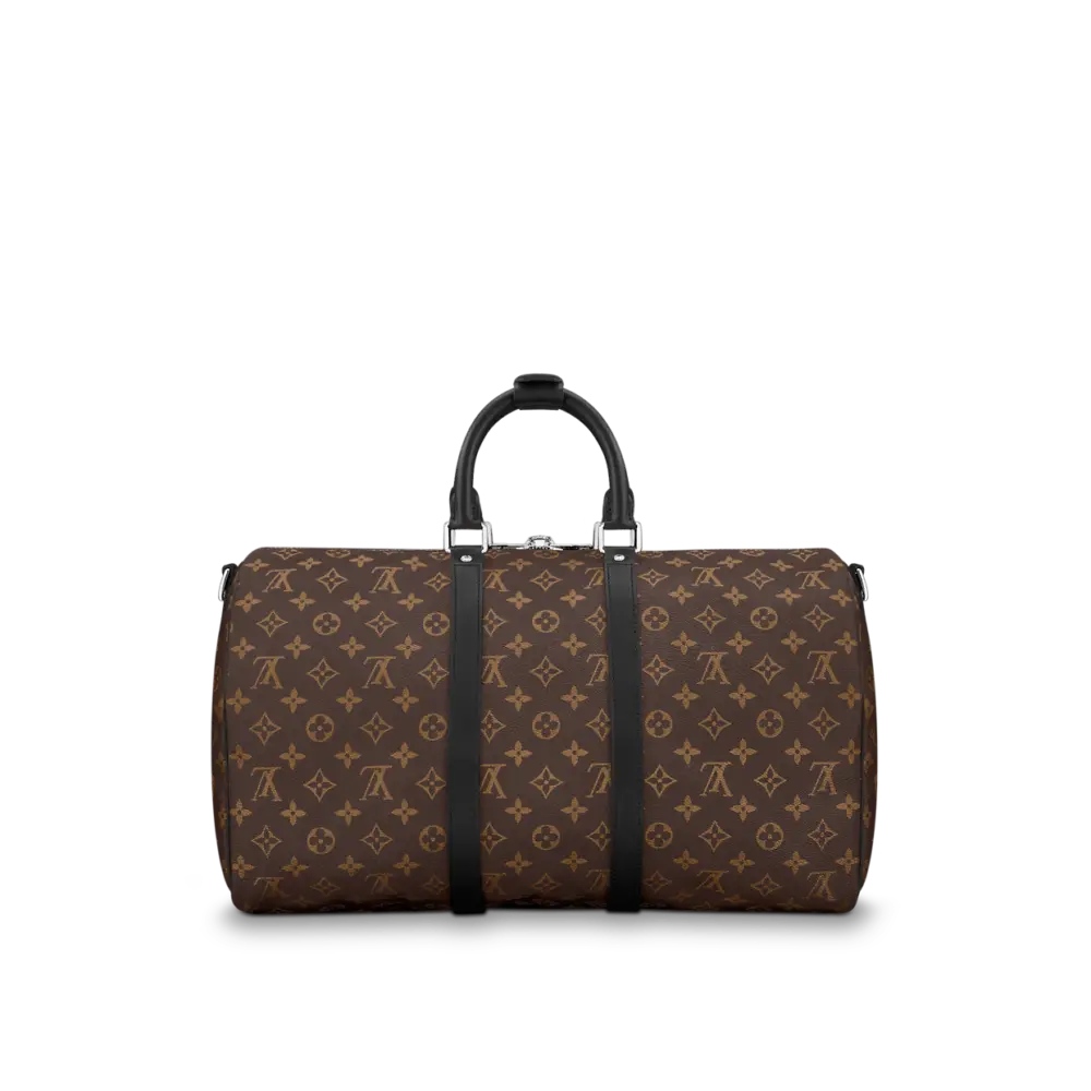 Túi Louis Vuitton Keepall Bandoulière 45 'Monogram Macassar' M56711 - Ảnh 6