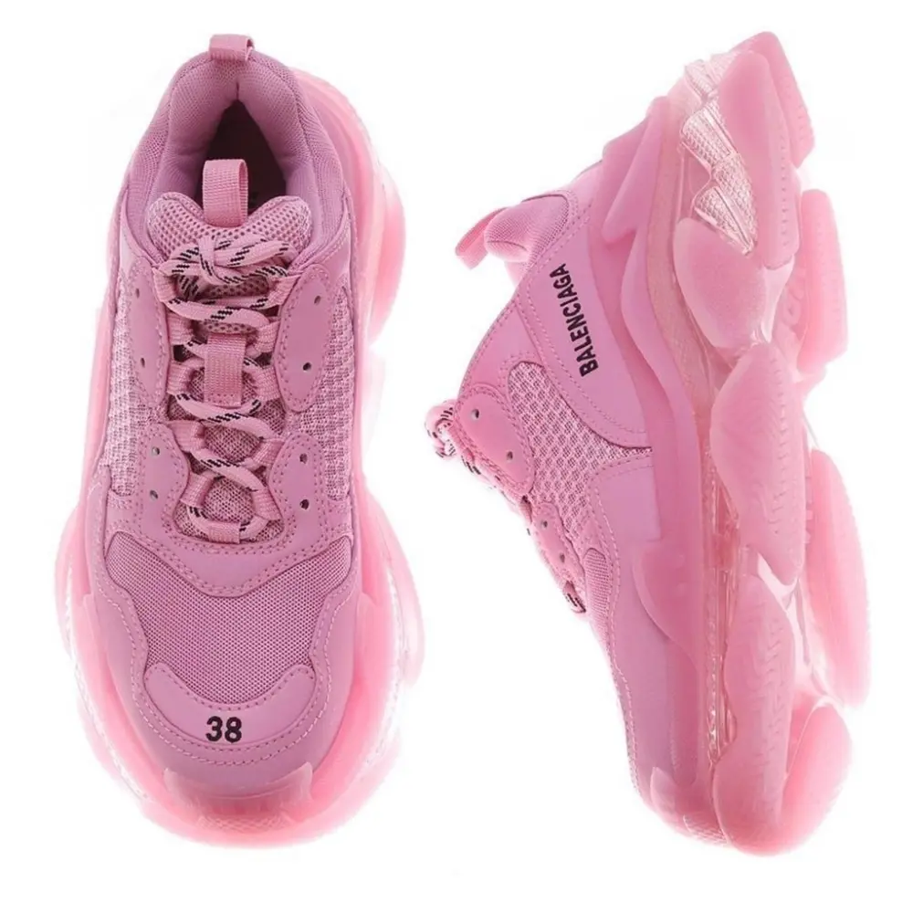 Giày Balenciaga Triple S 'Clear Sole Pink' 544351-W2GA1-5760 - Ảnh 4