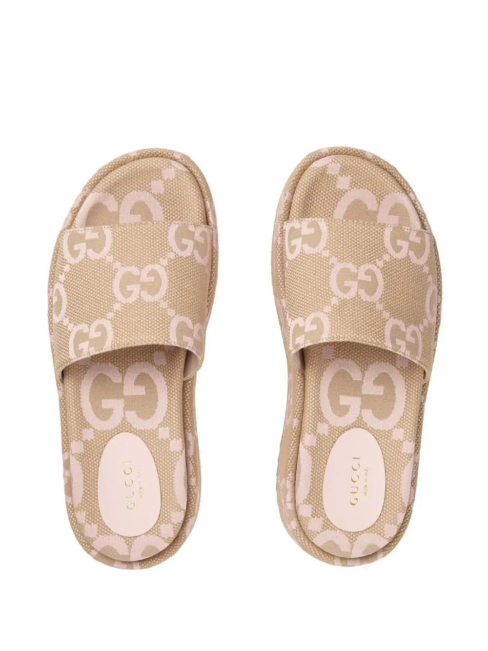 Dép Gucci Maxi GG Platform Slide 'Beige' 730043-UKO00-8805 - Ảnh 3