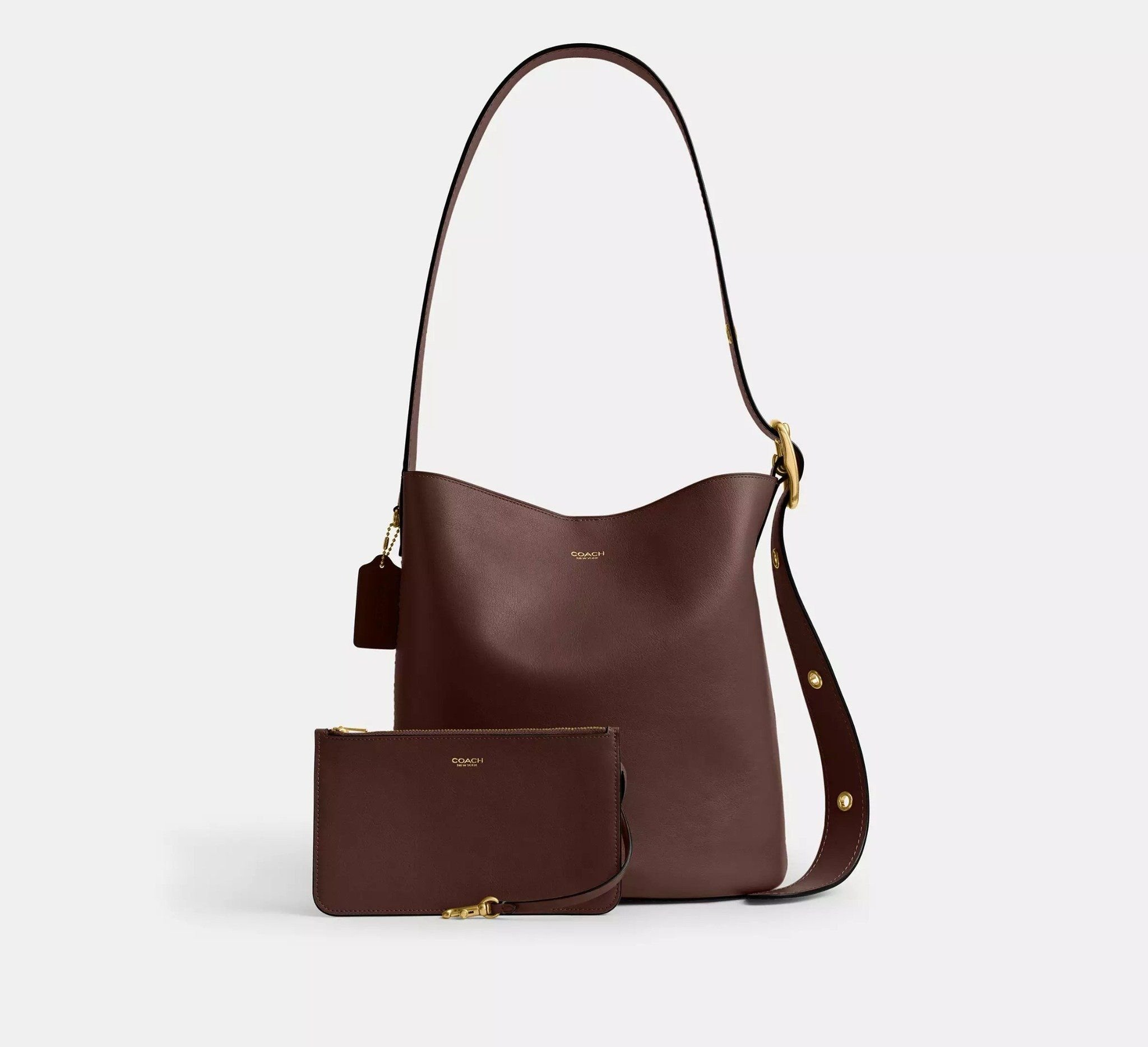 Túi Coach Bleecker Bucket Bag 'Maple' CCC23-B4MPL - Ảnh 4