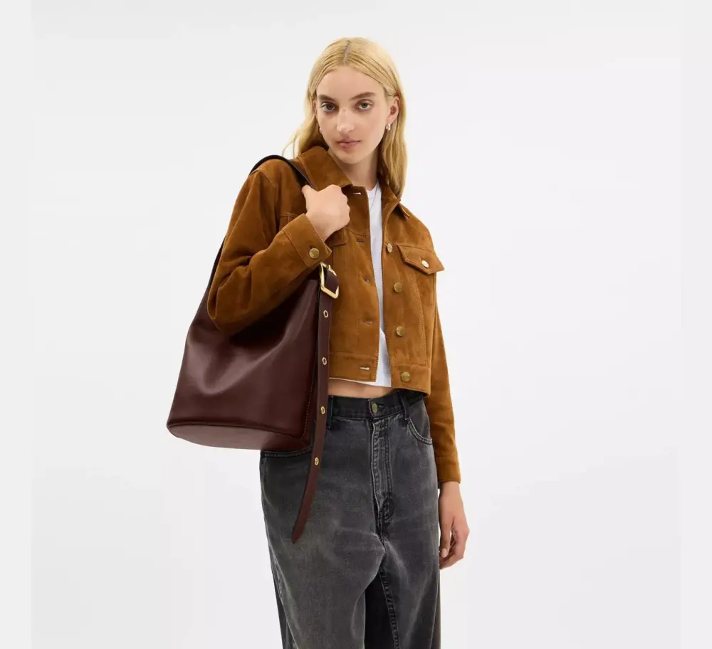Túi Coach Bleecker Bucket Bag 'Maple' CCC23-B4MPL - Ảnh 3