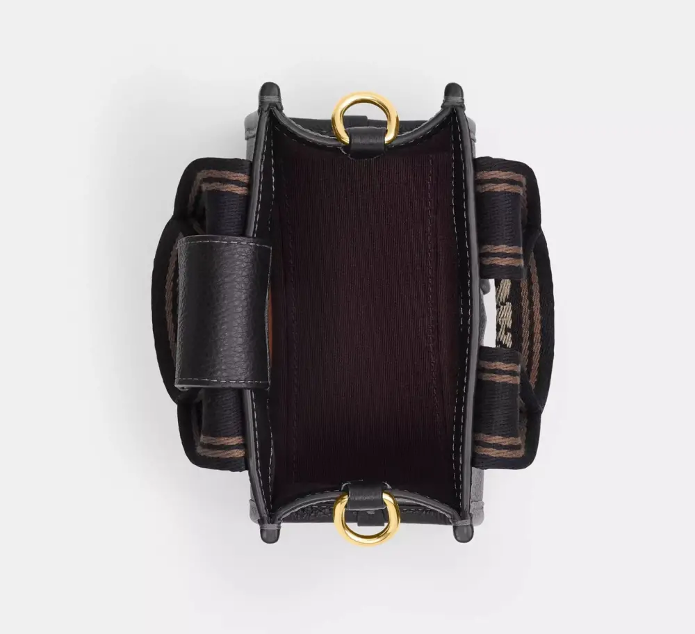 Túi Coach Smith Mini Tote Bag 'Black' CCF80-IMA47 - Ảnh 5