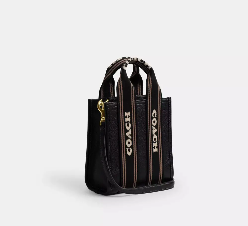 Túi Coach Smith Mini Tote Bag 'Black' CCF80-IMA47 - Ảnh 4