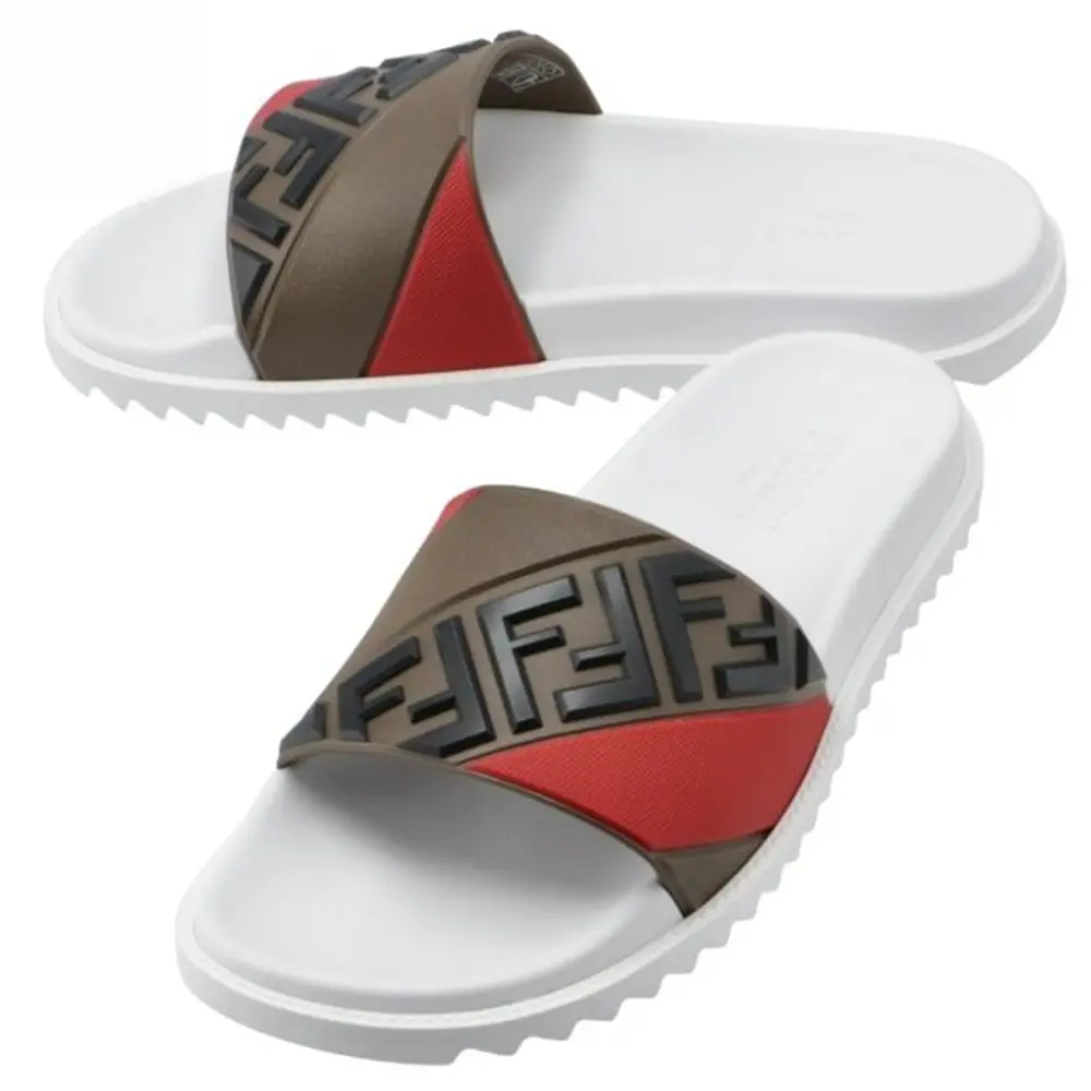 Dép Fendi Rubber Fussbetts Slides 'Multi' 7X1377-AF5M-F1DVP - Ảnh 4
