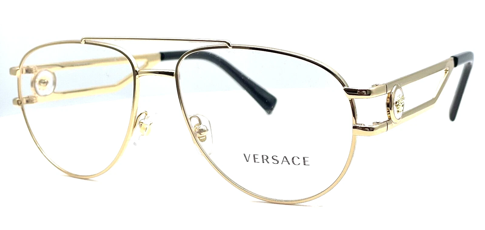 Kính Versace Metal Aviator Eyeglasses 'Gold' VE1269-1002 - Ảnh 4