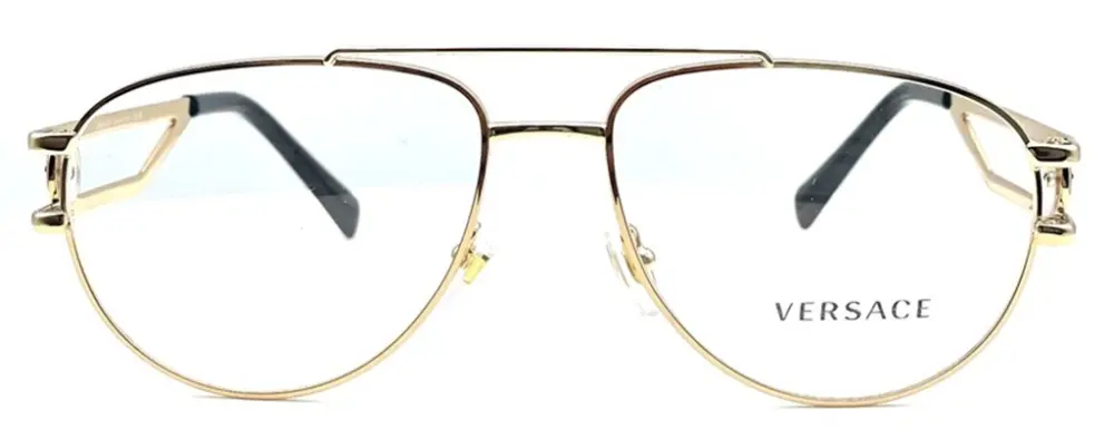 Kính Versace Metal Aviator Eyeglasses 'Gold' VE1269-1002