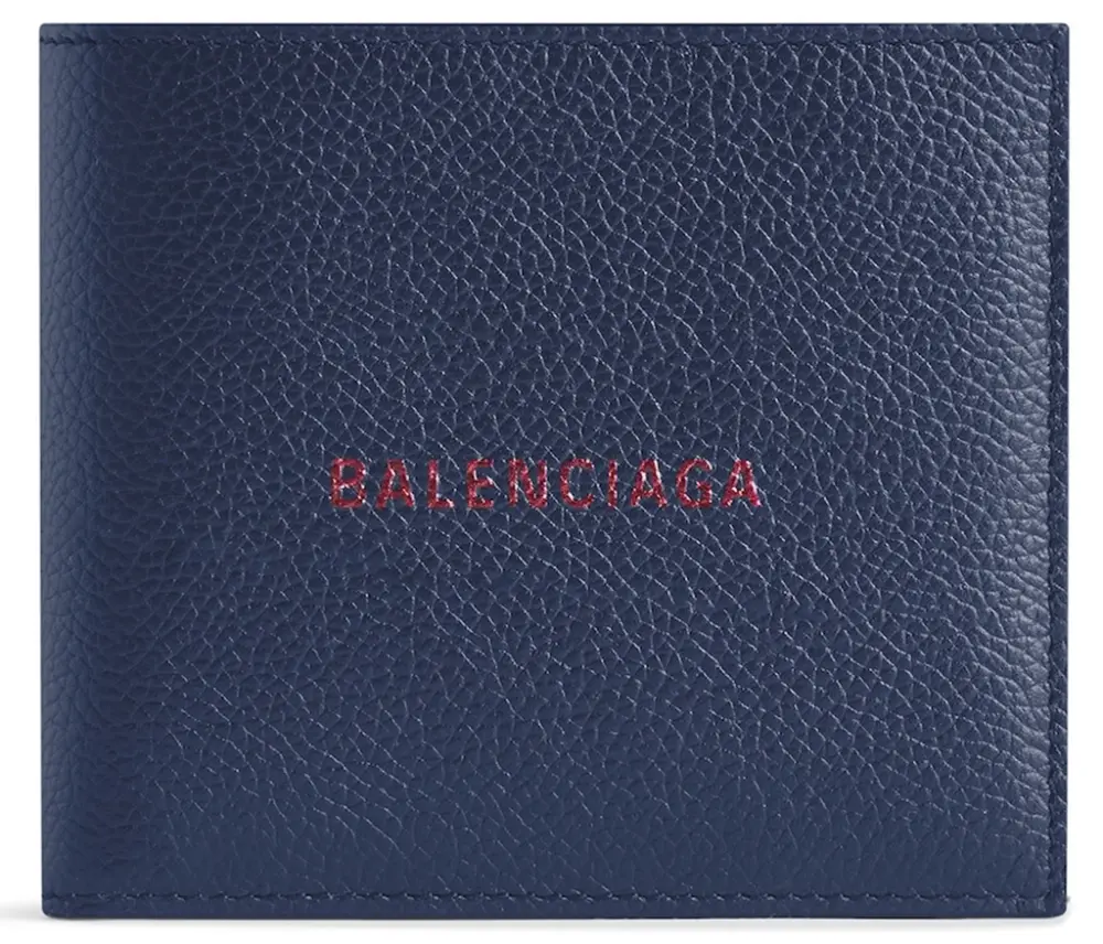 Ví Balenciaga Cash Square Folded Coin Wallet 'Navy' 5943151IZI34666