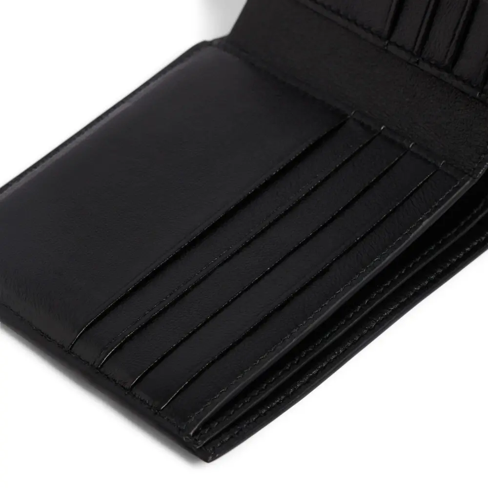 Ví Balenciaga Tape Type Square Folded Wallet 'Red' 8354722ABY81065 - Ảnh 4