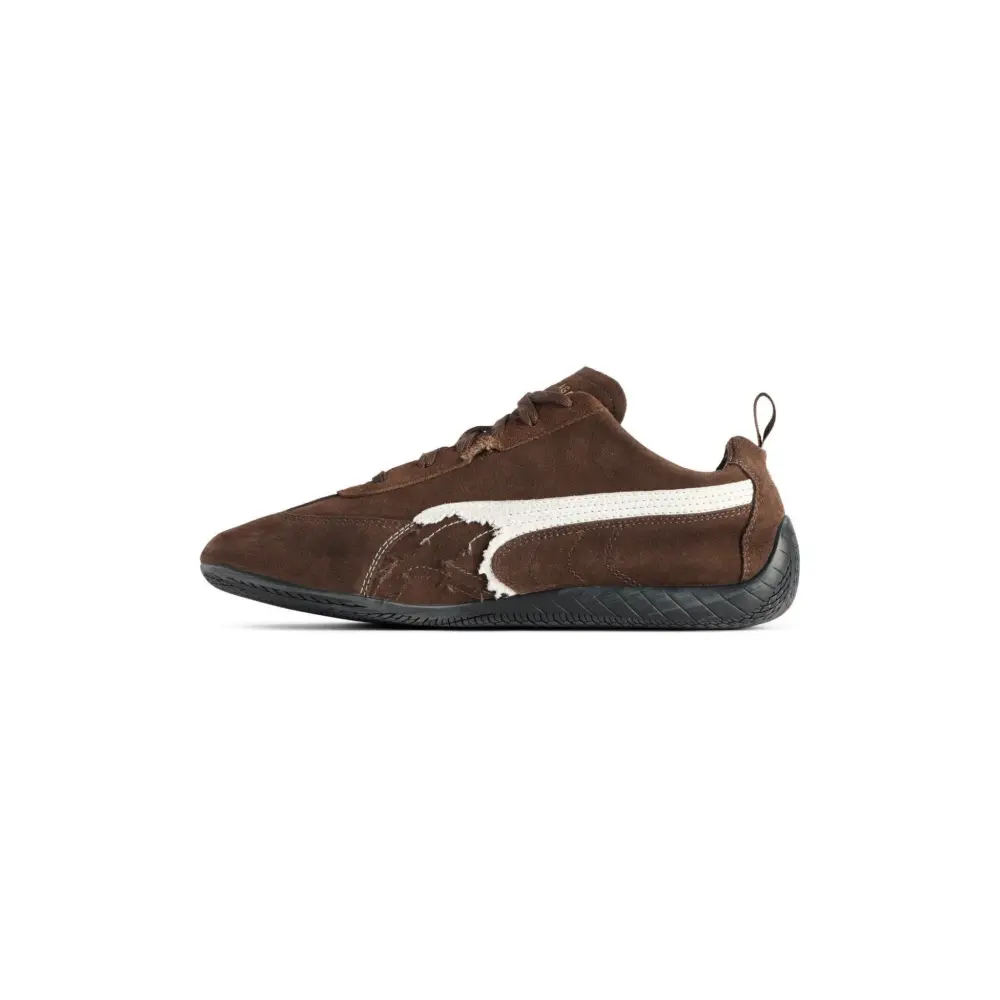 Giày Balenciaga Speedcat Suede 'Brown' 847146WSDSD2910 - Ảnh 5