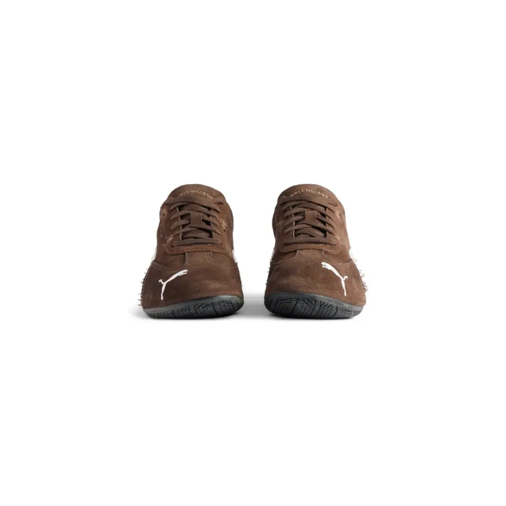 Giày Balenciaga Speedcat Suede 'Brown' 847146WSDSD2910 - Ảnh 4
