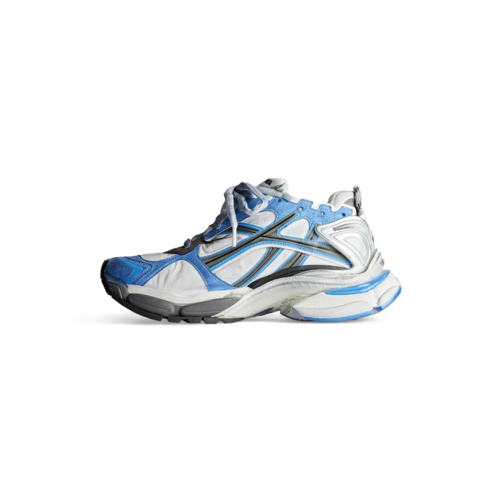 Giày Balenciaga Runner Trainers 'Blue' 772774W3RNY4912 - Ảnh 4
