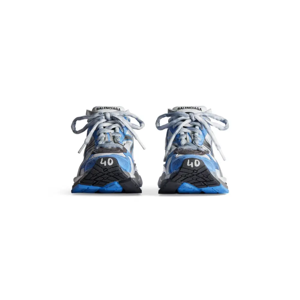 Giày Balenciaga Runner Trainers 'Blue' 772774W3RNY4912 - Ảnh 3
