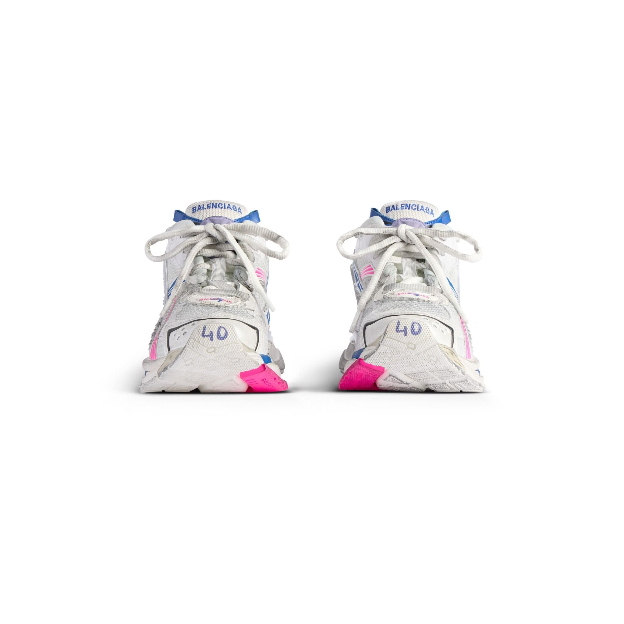 Giày Balenciaga Runner Trainers 'White' 772767W3RMU9554 - Ảnh 3