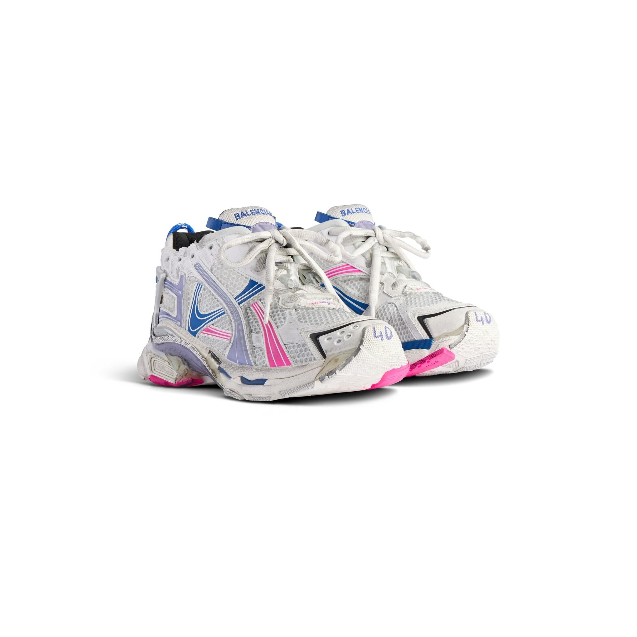 Alternative view of Giày Balenciaga Runner Trainers 'White' 772767W3RMU9554