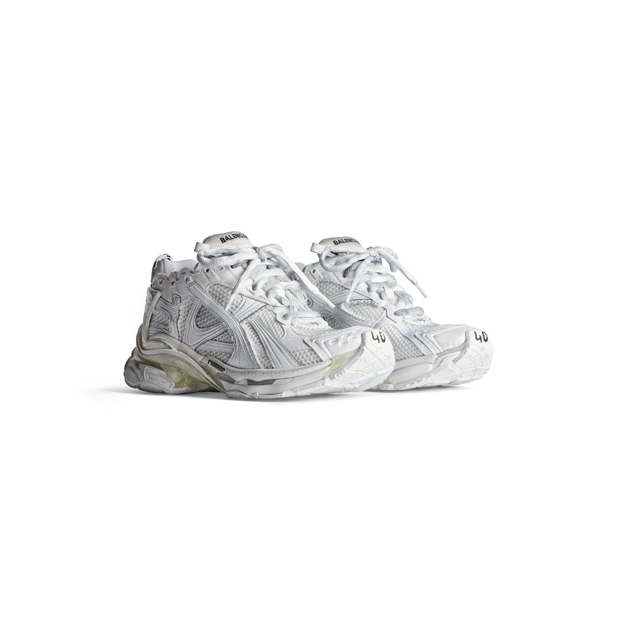 Alternative view of Giày Balenciaga Runner Trainers 'White' 772767W3RMU9000