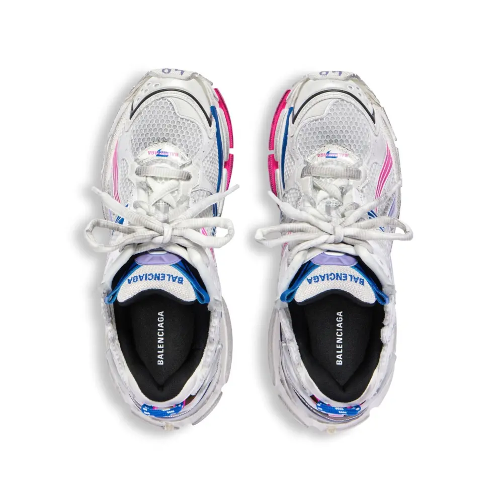 Giày Balenciaga Runner Trainers 'White' 772767W3RMU9554 - Ảnh 6