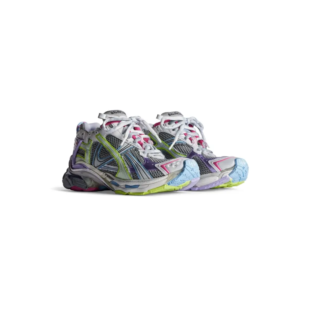Giày Balenciaga Runner Trainers 'Grey' 772767W3RMU1745 - Ảnh 4