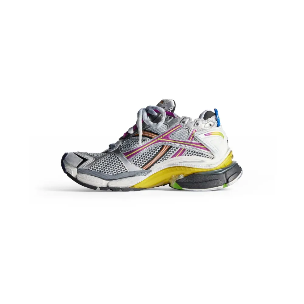 Giày Balenciaga Runner Trainers 'Grey' 772767W3RMU8123 - Ảnh 4