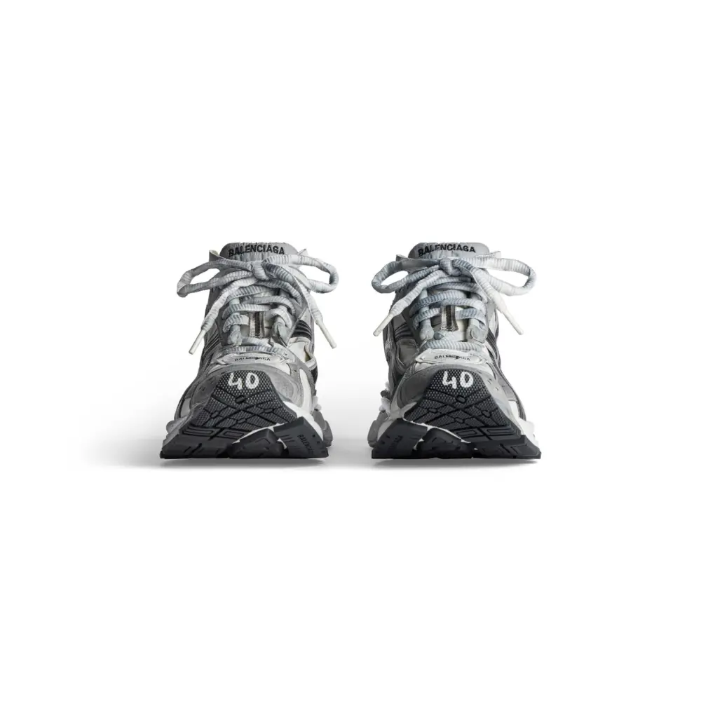 Giày Balenciaga Runner Trainers 'Grey' 772767W3RNY9012 - Ảnh 4