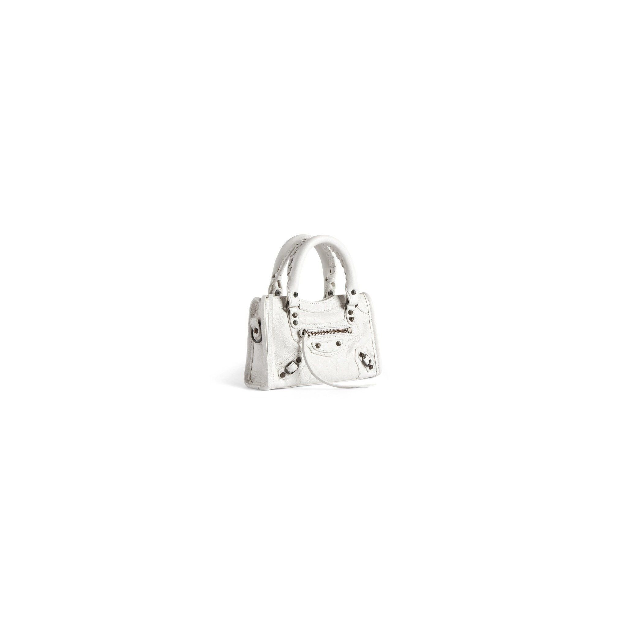 Túi Balenciaga Le City Bag Nano 'White' 8196712ABEK9104 - Ảnh 3