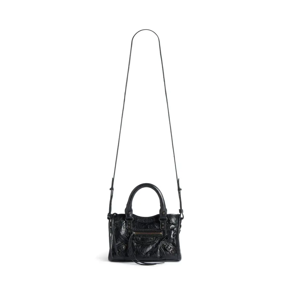 Túi Balenciaga Le City Bag Nano 'Black' 8196712ABEK1000 - Ảnh 5