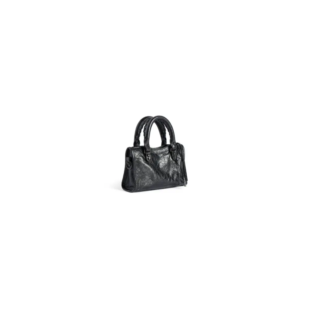 Túi Balenciaga Le City Bag Nano 'Black' 8196712ABEK1000 - Ảnh 4