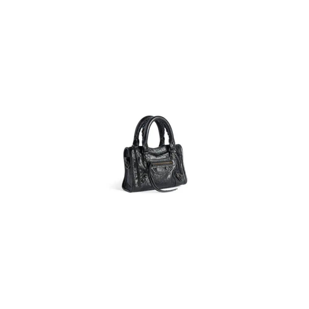 Túi Balenciaga Le City Bag Nano 'Black' 8196712ABEK1000 - Ảnh 3