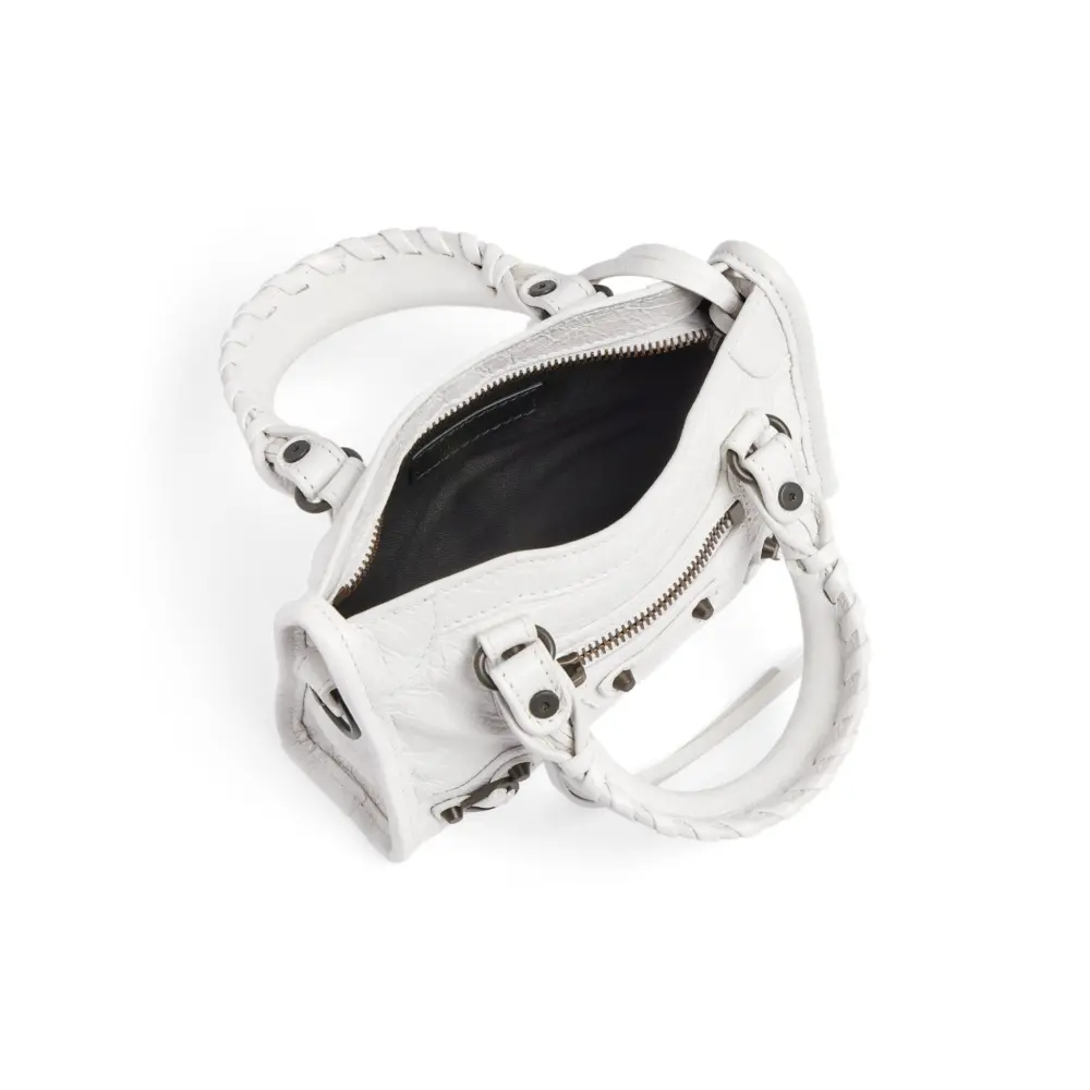 Túi Balenciaga Le City Bag Nano 'White' 8196712ABEK9104 - Ảnh 6