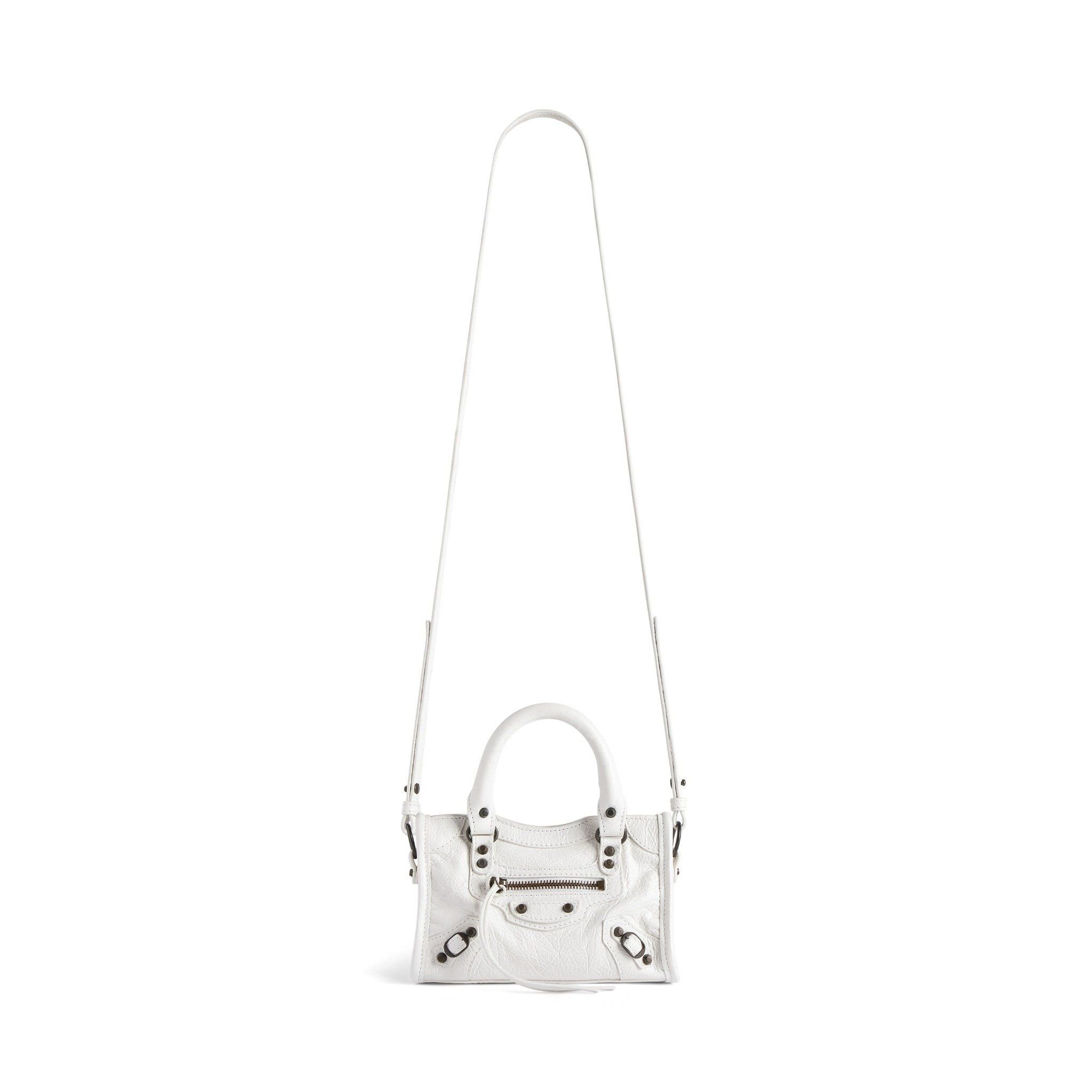 Túi Balenciaga Le City Bag Nano 'White' 8196712ABEK9104 - Ảnh 5