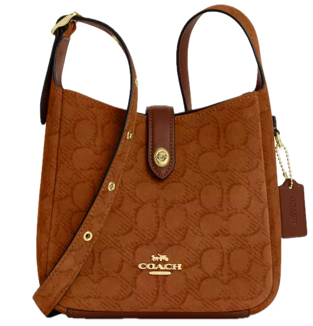 Túi Coach Hadley Mini Crossbody Bag 'Caramel' CCE16-IMLN6